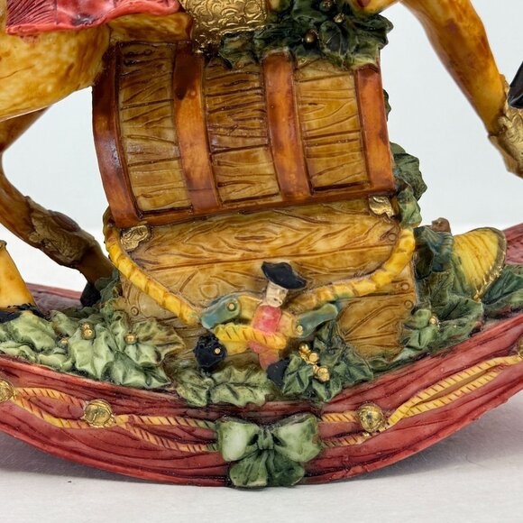 Vintage Windsor Collection Musical Rocking Horse Figurine Jingle Bells Christmas - Picture 7 of 14